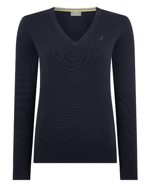 Jockey Club Women's V Neck Cashmere Jumper.jpg