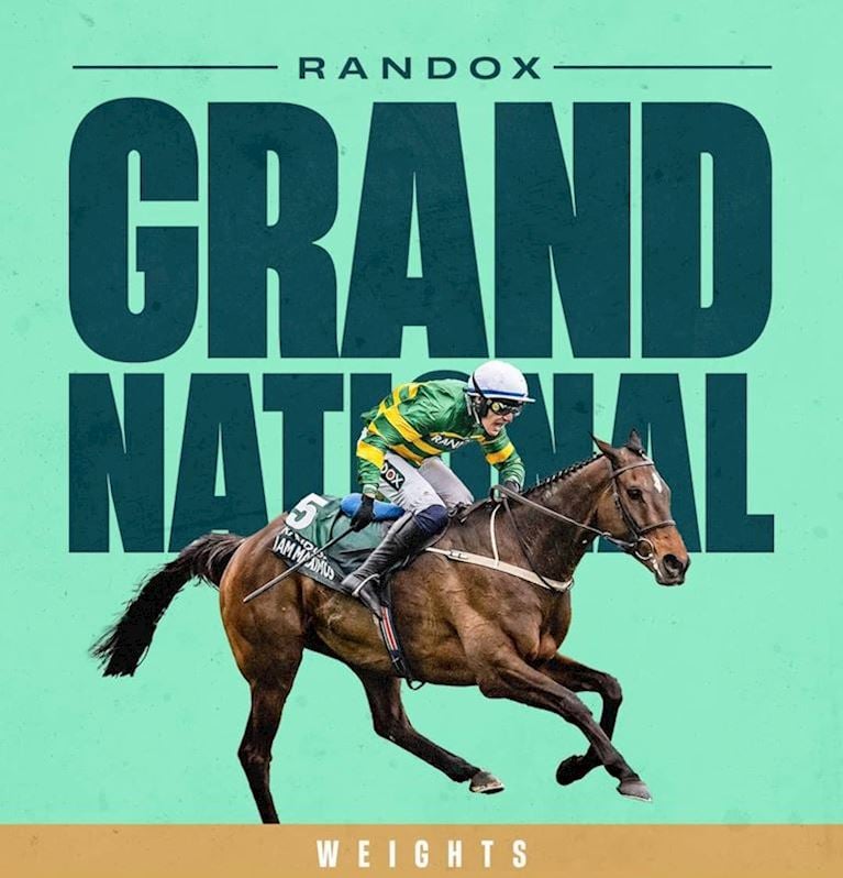 Full list of weights for the 2025 Randox Grand National