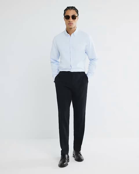 Blue Slim Fit Double Collar Shirt (1).jpg