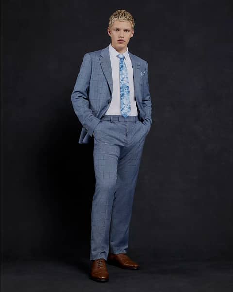 Blue Check Skinny Suit Trousers (1).jpg