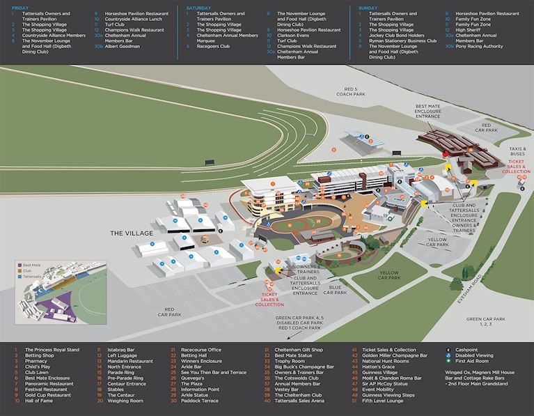 Map Of Cheltenham Racecourse Racecourse Map | Play Your Day | Cheltenham Racecourse