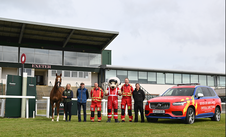 Devon Air Ambulance Named Charity Partner for Exeter Racecourse