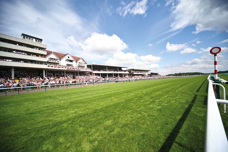 Location Filming at Haydock Park