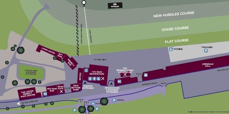 RACECOURSE MAP