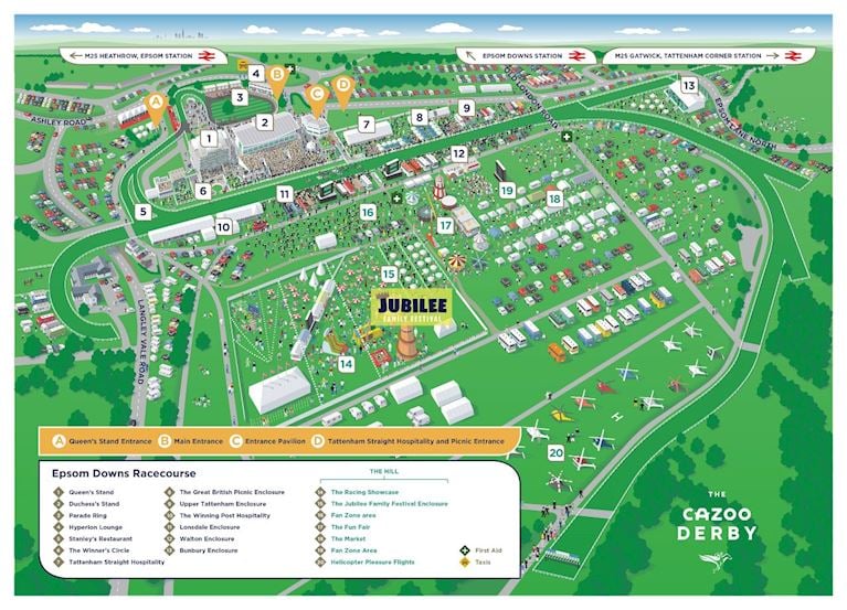 Racecourse Map