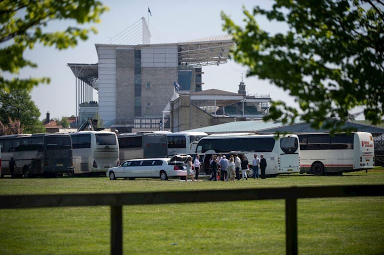 Arriving at Newmarket