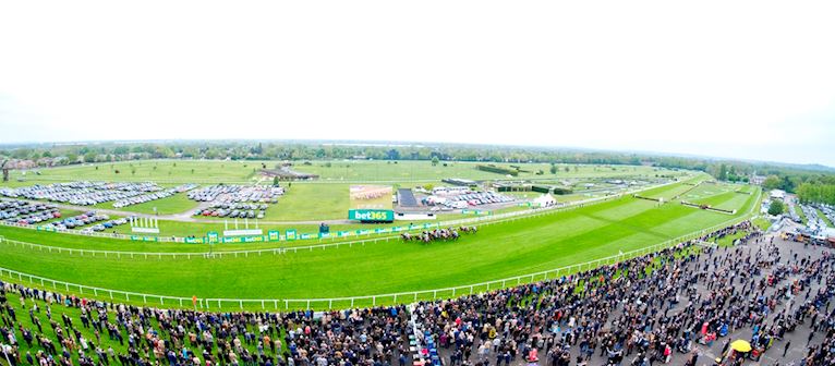 Arriving at Sandown Park Racecourse