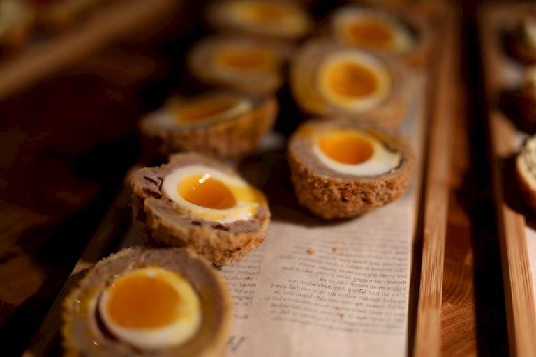 Scotch egg with a twist 